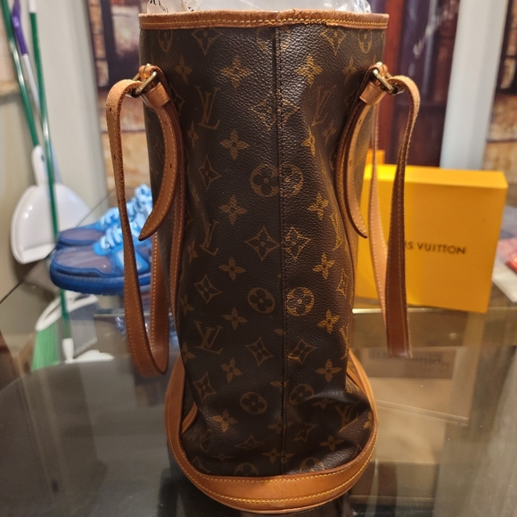 LOUIS VUITTON Bucket GM Shoulder Tote Bag SP0928 France Vintage - Picture 7 of 12